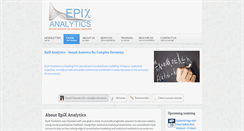 Desktop Screenshot of epixanalytics.com