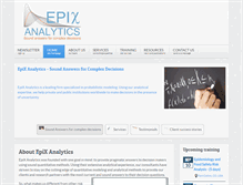 Tablet Screenshot of epixanalytics.com